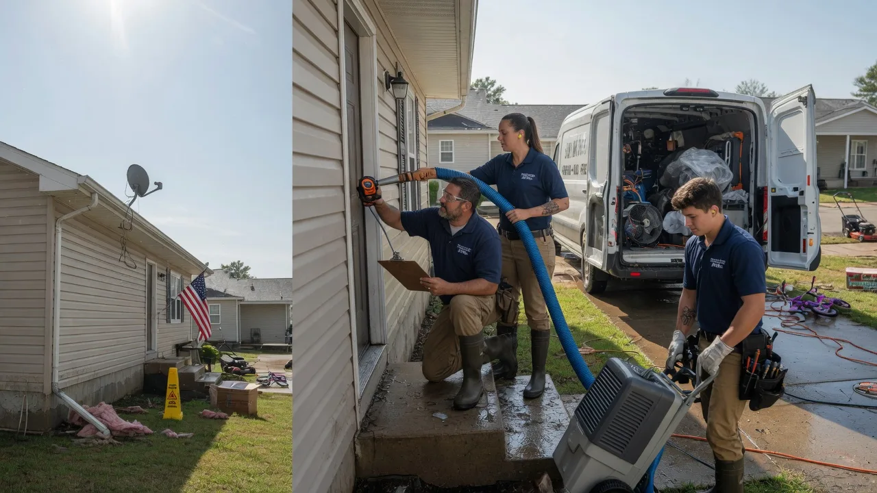 Ceiling Water Damage Restoration in Cochranton, PA near me